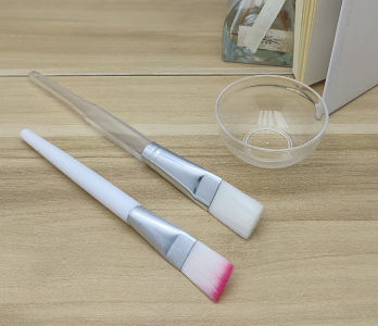 Transparent Mask Bowl Set with Soft Brush (Approx. 6CM)