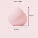 Peach Shaped Makeup Sponge for Wet and Dry Use (1pc)