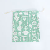Cotton Linen Drawstring Storage Bag for Students
