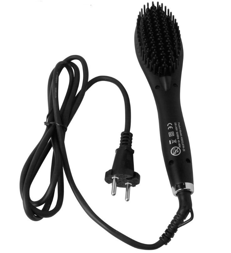 Ceramic Hair Straightening Brush for Smooth Styling