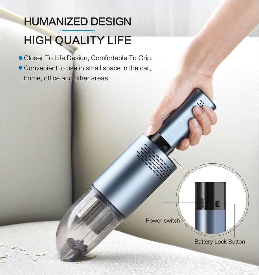 Portable Wireless Car Vacuum Cleaner with High Power