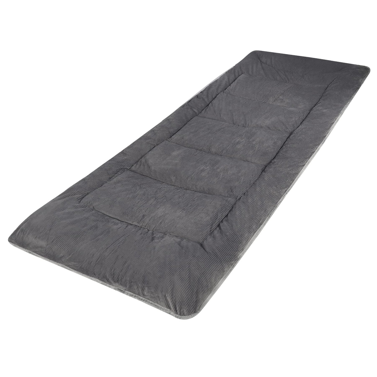 REDCAMP Thicker Sleeping Cot Pads for Camping 75"x28" Soft Cot Mattress Pad Portable for Camp Cot/Rv/Outdoor Hiking Gray