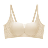 3D Velvet Thin Jelly Bra with Soft Support for Women