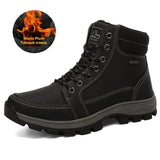 Men's High-Top Cotton Outdoor Hiking Shoes