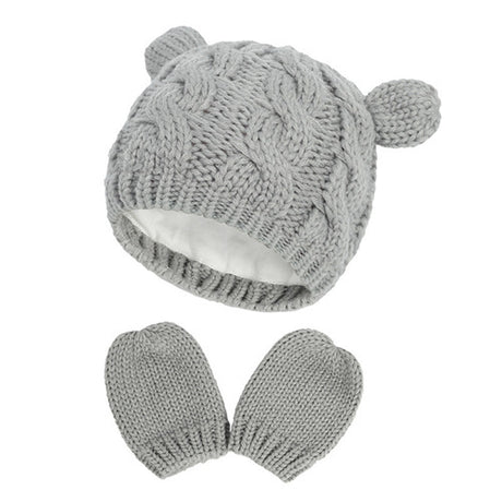 Children's Wool Knitted Ear Cap for Newborns (3-18 Months)