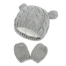 Children's Wool Knitted Ear Cap for Newborns (3-18 Months)