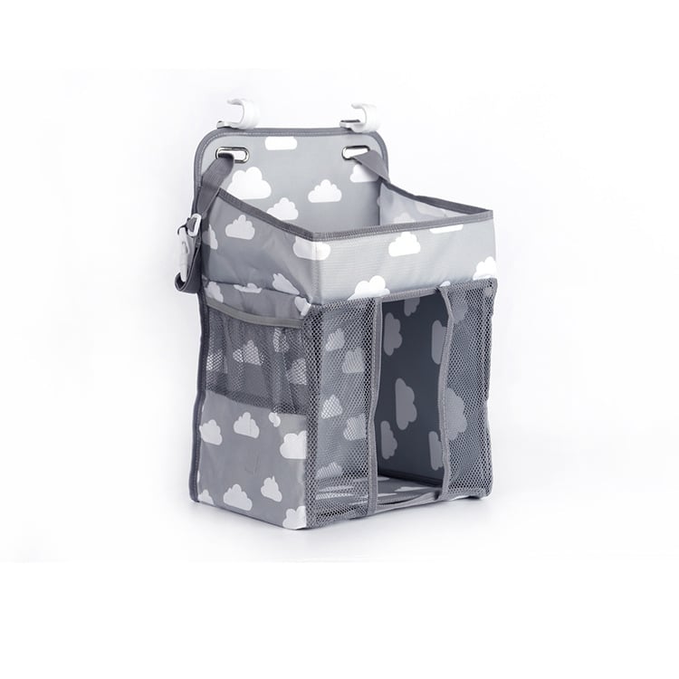 Baby Hanging Diaper Bedside Storage Bag in Oxford Cloth