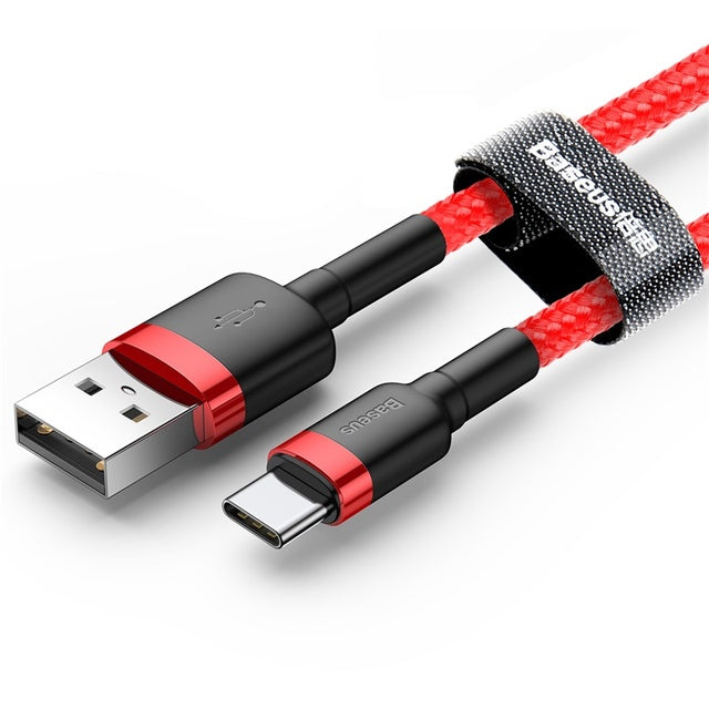 Baseus USB Type C Fast Charging Cable for Samsung & Huawei