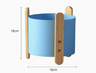 Nordic Iron Planter with Creative Minimalist Design