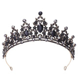 Luxury Rhinestone Bridal Crown Hair Accessory