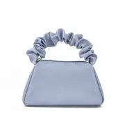Portable Leather Cosmetic Bag with Handle - Travel Organizer