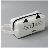Cat Pencil Case, Silicone Stationery Organizer