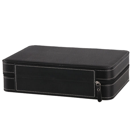 10-Slot Zipper Watch Box for Display and Storage