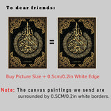 Modern Golden Canvas Wall Art for Home Decoration