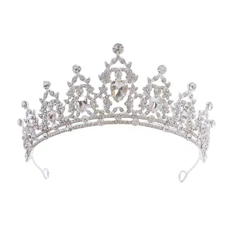 Luxury Rhinestone Bridal Crown Hair Accessory