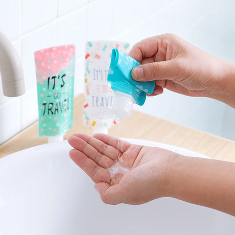 Portable Travel Toiletry Bottles and Storage Bags