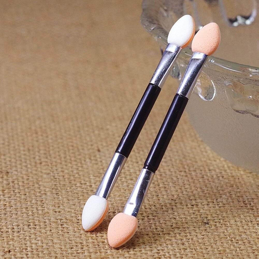Dual-Head Eyeshadow Brush and Sponge Makeup Tool Set