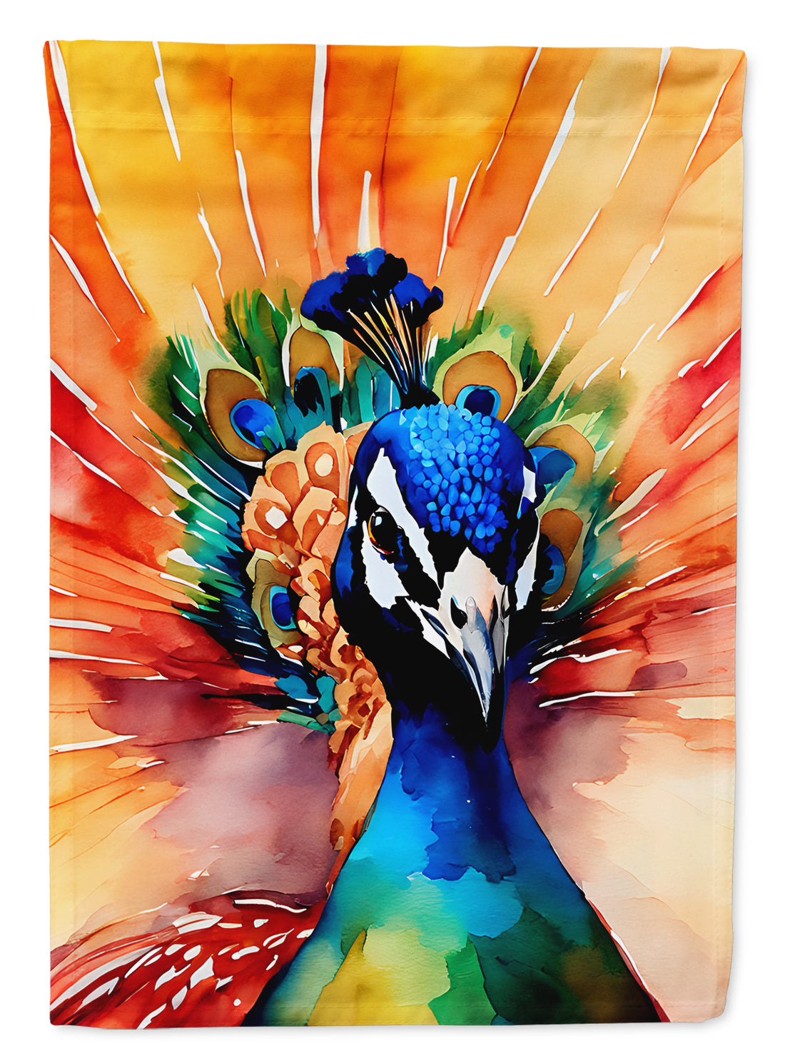 Peacock Garden Flag