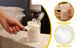 Acrylic Cotton Pad Storage Shelf with Lid Organizer