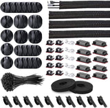 Silicone Cable Organizer Set