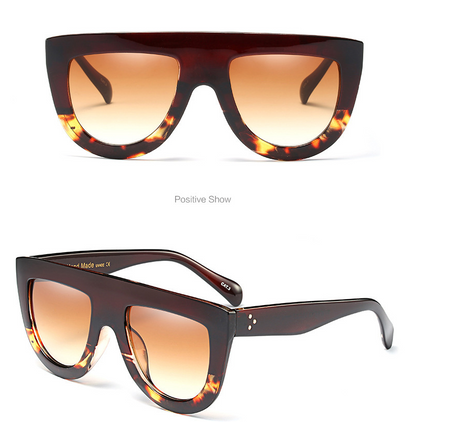 Fashionable Oversized Sunglasses with Studded Design