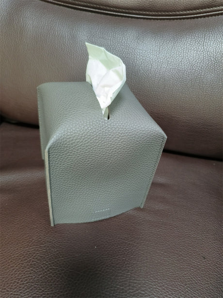 Creative Leather Tissue Box for Home and Car Storage