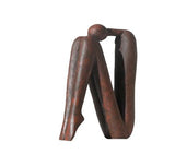 Minimalist Bookend with Abstract Art Sculpture (Single)