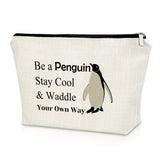 Penguin Gifts for Women Makeup Bag Penguin Lover Gifts Penguin Party Gifts for Friend Favors Penguin Birthday Gifts Cosmetic Bag Graduation Christmas Gifts for Penguin Lover Cosmetic Travel Pouch