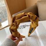 Wide Edge Cloth Hair Band for Women - Retro Style Accessory