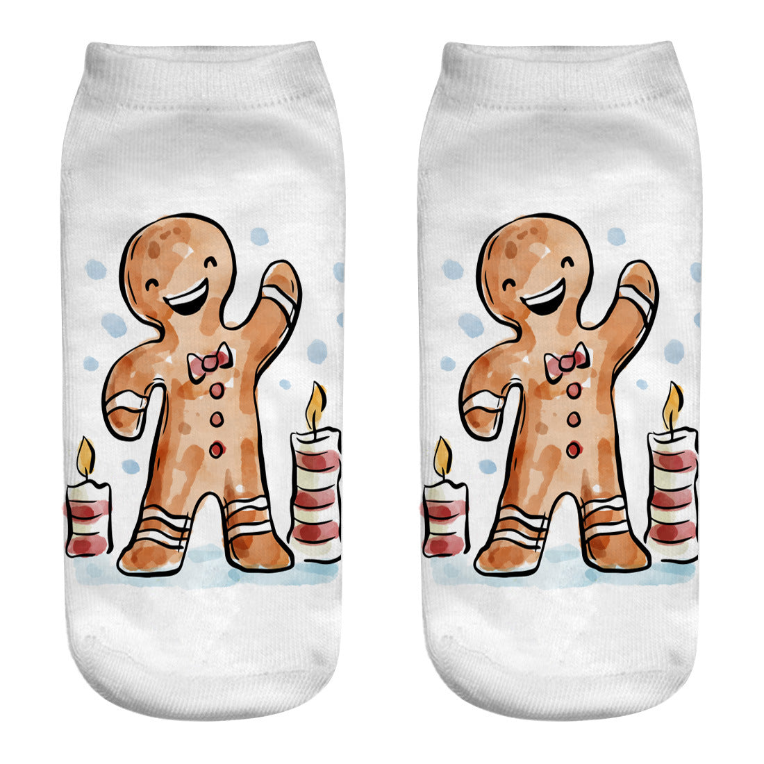 New 3D Printed Christmas Socks for Women