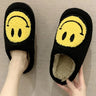 Cute Smile Pattern Fluffy Slippers