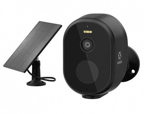 WOOX Camera Battery Outdoor 4MP + Solar (Bundle) R4253 Black