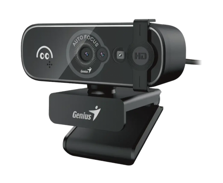 Genius PC Web Camera 2K with Tripod, AF USB-A+C FaceCam 3000AF