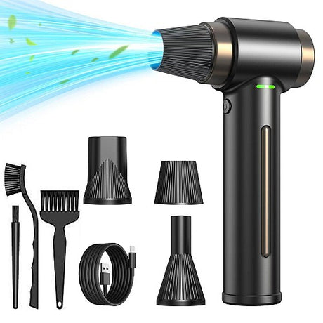 Lumivida Powerful 500W Turbine Blower, Air Duster, Dryer & Inflater USB-C Rechargeable FAN02-8