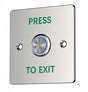 Zudsec Button Door Release Waterproof With Blue Light ZDBT-701BWL