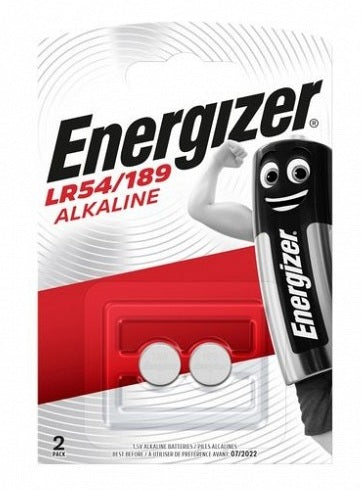 Energizer Batteries Alkaline LR54/AG10/189 (2pcs)