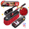 Car Cleaning Supplies，Car Duster Exterior Scratch Freewith Wax Cotton Hair，Car Dust Brush with Extendable Telescoping Handle to Remove Dust PollenDuster for CarTruckand MotorcycleCar Care