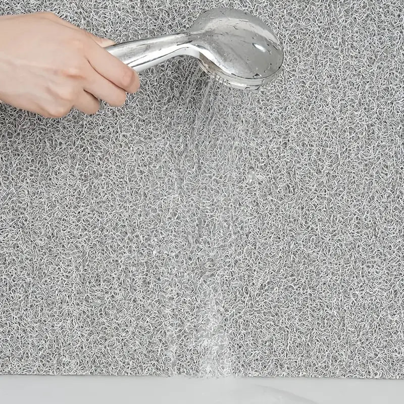Non-Slip PVC Floor Mat for Home - Solid Color