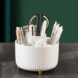 Rotating Makeup Brush Storage Tube for Dressing Table