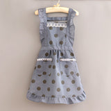 Cute Printed Kitchen Apron for Home Use