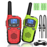 Walkie Talkies for Adults- WokTok Long Range Two Way Radio for Camping Hiking Hand Held Hiking Accessories Camping Gear Xmas Birthday Gift for KidsSOS SirenNOAA Weather Alert2 Radios