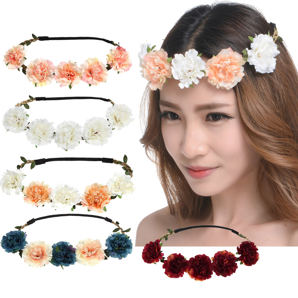 Bridal Floral Crown and Hair Accessory