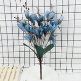 Artificial Silk Magnolia Flower Bouquet for Home Decor