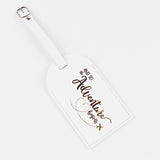 Creative PU Luggage Tag for Graduation Season