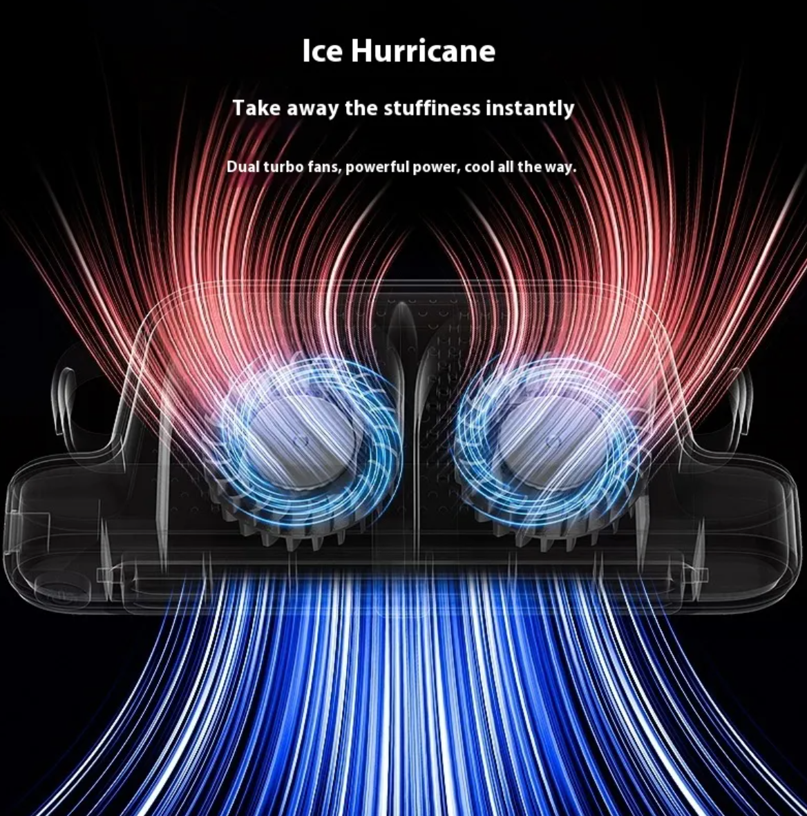 Car Rear Seat USB Fan