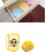 Customizable Cartoon Laundry Basket for Kids Storage