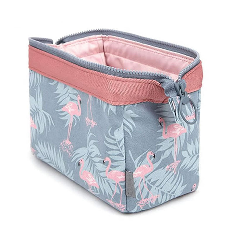 Waterproof Flamingo Makeup Bag Travel Organizer Kit