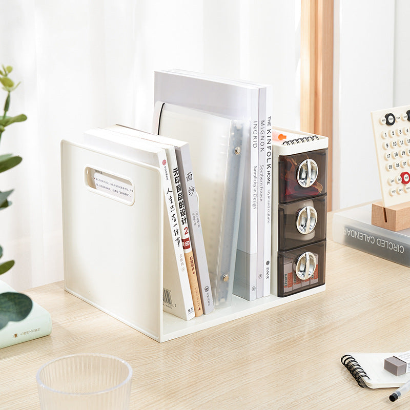 Elegant Desktop Bookshelf Organizer for Office & Students