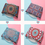 Vintage Waterproof PU Travel Makeup Cosmetic Bag Organizer