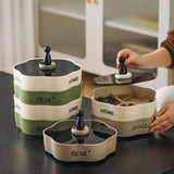Elegant Multi-Layer Rotating Snack Organizer Tray
